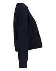 Knit Cropped | Navy Blue