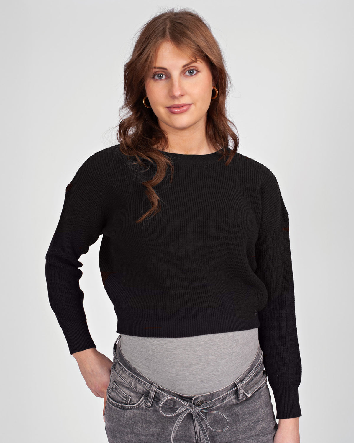 Knit Cropped | Black