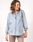 Bluse Denim | Helle Waschung