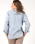 Bluse Denim | Helle Waschung