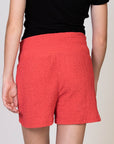 Shorts Krepp | Korallenrot
