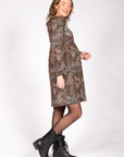 Kleid AOP Leopard | Dessin