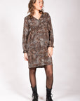 Kleid AOP Leopard | Dessin