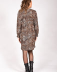 Kleid AOP Leopard | Dessin