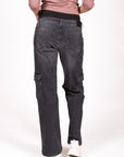 Jeans Straight Leg Cargo | Anthrazit