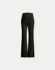Pants Velvet Flared | Olive