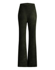 Pants Velvet Flared | Olive