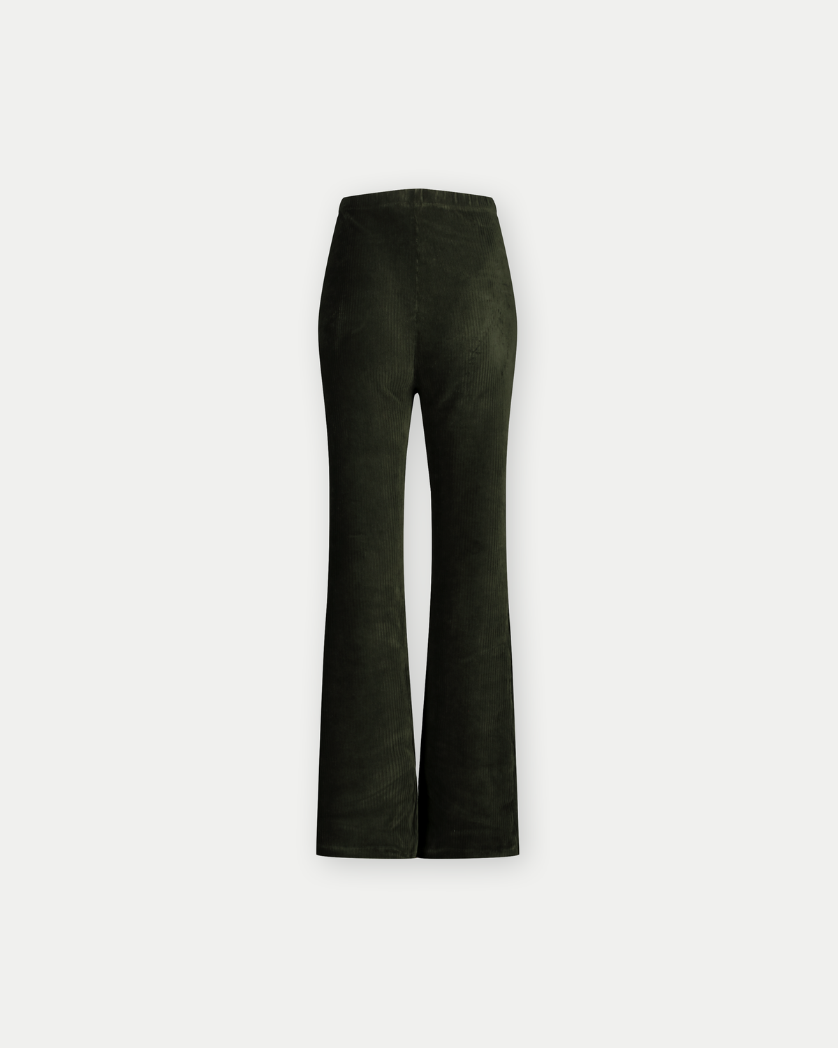 Pants Velvet Flared | Olive