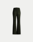 Pants Velvet Flared | Olive