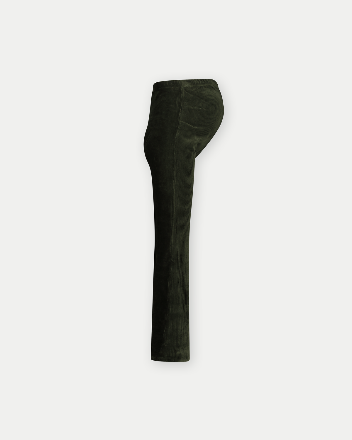 Pants Velvet Flared | Olive